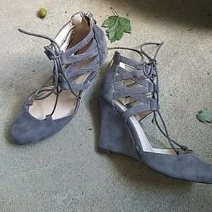 Lace Up Wedges